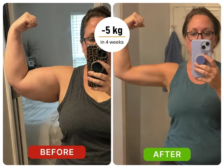 -5 kg in 4 weeks
